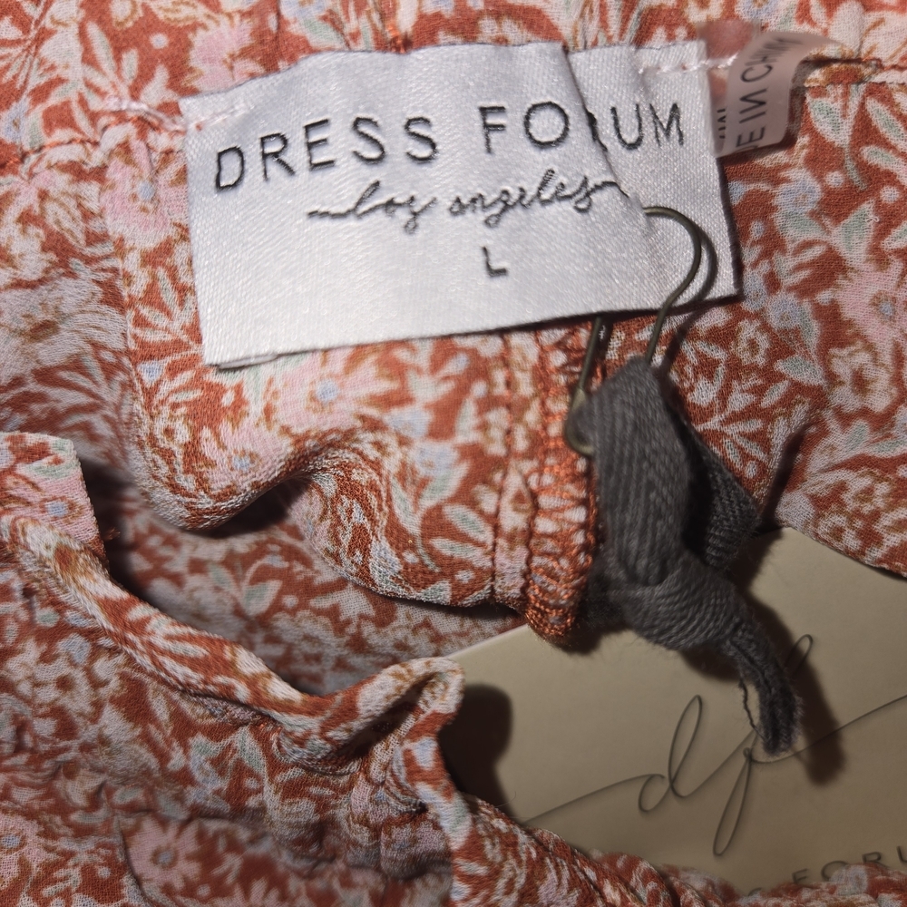 Dress Forum Terracotta Floral Skirt - Picture 6 of 6